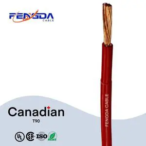 Fengda Electric Cable Wire T90 COPPER Or ALUMINIUM CONDUCTOR Thermoplastic Insulated Nylon Jacket Wires And Cables 600V CSA