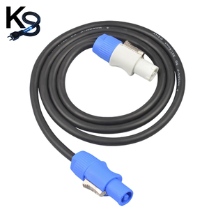 Professional KESHI Stage Light Audio Powercon Male Female Connector Copper-Clad Aluminum Solid PVC 250V 16awg Power Cable