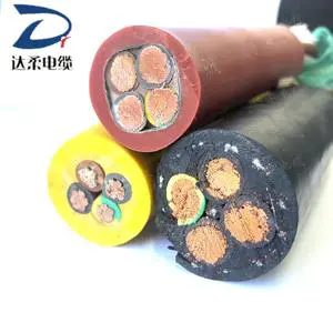 Type 245 1.1 6.6kv Tinned Copper Flexible Mining Reeling Power Cable PE Insulated PUR/EPR Sheath CE ROHS for Underwater
