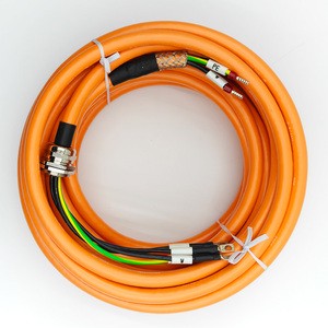 High Flexible Drag Chain S120 Servo Power Cable Oil Resistant IP67 Pre-Assembled 610V 10M Industrial Automation Cabling