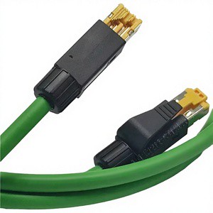 Industrial Ethernet Communication Cable ProfiNet Type B C Double Shielded 36V Rated Voltage Conductor Material None Diameter