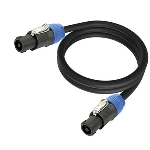 Professional Four-Core Bare/Oxygen-Free Copper Ohm Head Audio Connection Speaker Cable NL4FC Cannon Connector MA039A for Stage