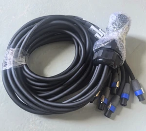 Professional Speaker Cable 2/4/8/24 Core 2.5/4.0mm2 Audio Cable with Neutrik Connector