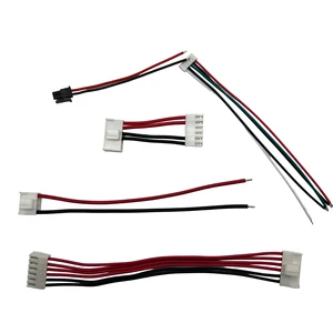 JST PH3.96 06P Jumper Cable Custom Empty Pin Tin Plated 1015 18AWG Rubber Electronic Use Battery Extension Cable Assembly