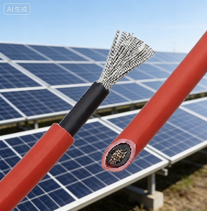 UV Resistant Solar Cable, Prevents Cracking in Extreme Sunlight, 25+ Years Lifespan