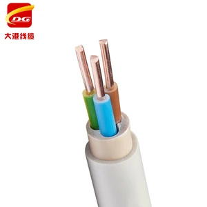 NYM-J and NYM-O Cables Solid Conductor, 300/500v Gray PVC Insulated and Jacketed Installation Cable.