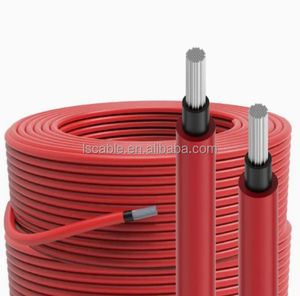 TUV Certificated Solar Cable 10-12AWG Low-Voltage Cables Factory H1z2z2-K Photovoltaic Solar Energy Cable