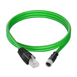 Industry 4.0 EMC Double Shielded Cat6A EtherNet/IP Cable 10G High Flexible AGV Industrial Ethernet Cable