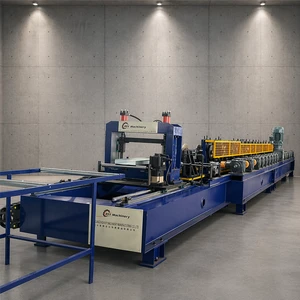 Custom Size Cable Tray Roll Forming Machine With Servo Feeder &Hydraulic Punching Production Export Supplier