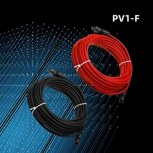 Solar Cable 2.5mm 4mm2 6mm2 10mm2 16mm2 1000V 1500V Tinned Copper Dc Pv Photovoltaic Solar Wire Cable for Solar Panels