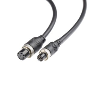 Factory Bulk Whole 4 Pin 5M 10M 15M 20M Aviation Plug Extension Cable For Mobile DVR Bus Camera LCD Monitor