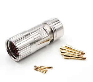 M923 Power Straight Female Plug Shielded Servo Motor Connector Cable Mount M23 6Pin 8Pin Circular Connectors