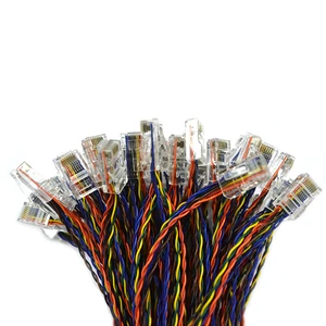 Wire Harness Manufacturers RJ45 8P8C To MX1.25 8Pin Molex PicoBlade 510210800 UL1061 26AWG Wire Assembly