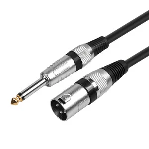 High Quality Microphone Cables Bare Copper Hifi Speaker Cable XLR 6.0mm Audio Use in Mixer Power Amplifier Video Camera