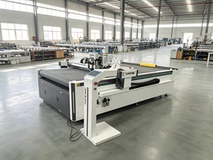 Automatic Digital Flatbed Cardboard Grey Board Packaging Material With Creasing Tools Car Decals Sticker Cutting Machine