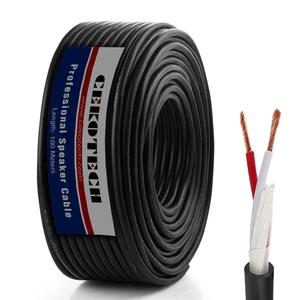 Wholesale Bulk 2x1.0 Sqmm 17AWG OFC Copper Wire Professional Stage Sound Twisted Pair Speaker Cable Speakon for Microphone