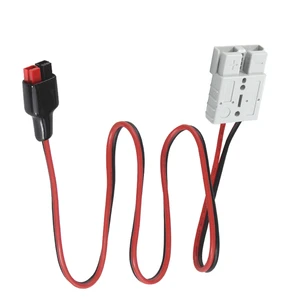 12V Copper PVC Insulated 50A Battery Cable Harness with SSB-50 Connector for Electric Vehicles & Solar Systems