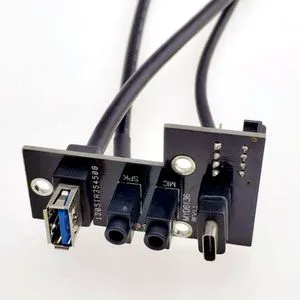 Factory Outlet PC Motherboard Cable Usb 3.0+usb C+hd Audio Ports I/o Board+internal Wire Cable
