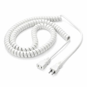 Japanese High Reliability Coiled Electrical Power Extension Cable For Industrial Tools