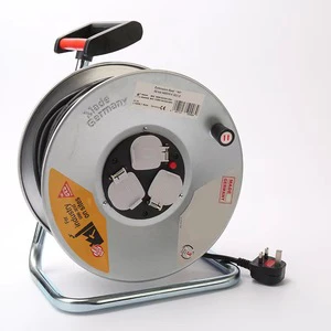 Iehc Wholesale Outdoor Cable Reel Waterproof 25m/30m/50m Extension Power Cord with Reel