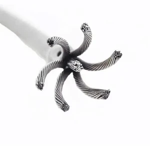 High Strength Galvanized Steel Wire Rope 6x36+IWRC / 6x26+IWRC, Diameter Range 1mm To 80mm