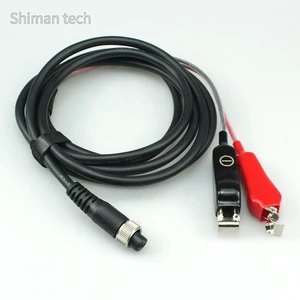 Electric Reels Power Cord with alligator Clip for Daiwa