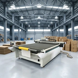 Hot Sale 6040PAS Automatic A4/A3 Cardboard Box Sticker Cutter Plotter Oscillating CNC Vibrating Knife Cutting Machine Table
