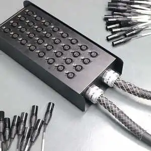 ST OEM Professional Audio 32-Channel XLR Stage Box Serpentine Cable Speaker Coaxial Bare Copper Microphone Cable Rubber