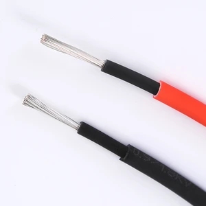 Solar PV Wire Cable 2.5/6/16mm² TUV Approval Tinned Copper XLPO UV Resistant for Home & Industrial Solar System