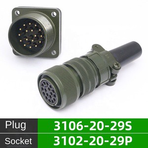 20-29S 17pin Female Connector Power Cable Connector Servo Motor Connector for Fanuc/mitsubishi/delta