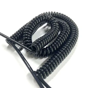 7 10 12 Cores Spiral Cable Electrical Retractable Spring Cable with Solid Conductors and PVC Insulation