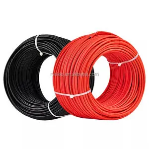 Solar Cable Wire Accessories Pv 50m 100m Cable for Home Solar System