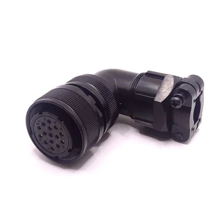 EnerGiz Electronics YD28 Aviation Connector Servo Motor Dedicated Industrial Zinc Alloy Nickel Plated Aviation Plug Female IP55