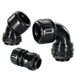 90 Degree 45 Degree Straight Rotatable Nylon Cable Gland Flexible Conduit Connector Automation Robot Wire Protection