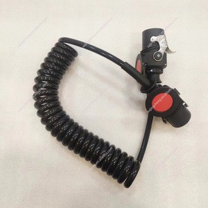 ABS Heavy-duty Truck 7-core Trailer Extension Cable Wire, Power Spiral Cable with Plug