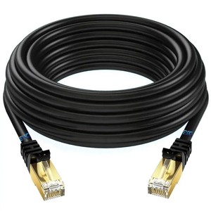 Cat8 Ethernet Cable STP Shielded PVC Jacket Heavy Duty High Speed Internet Network Cable 22/23/24AWG CE/ROHS Certified