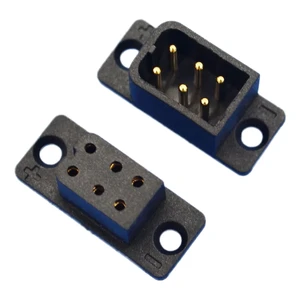 Gold Plated RC Model Aircraft Drone Connector Male Female Plug JY6P-G JX Series Servo UAV Fixed Wing VTOL Parts