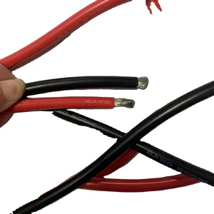 New Energy Car Marine Flexible Silicone Battery Wire Cable 25mm2 35mm2 50mm2 25mm 50mm 2 4 Awg Ground Negative Earth Assembly
