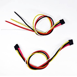 LC XT30 2+2 male and female connectors xt30 model airplane power lithium battery BMS plug servo motor connection wire 30cm