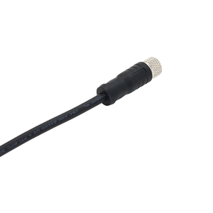 GSEE GSEE-M0803F M8 Contact Cable Connectors Female 3 Pin Code Shielded PVC 5m Wire IP67 Circular Straight Connector Accessory