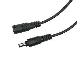 CCTV Camera or Led Light 2.1mm 2.5mm Waterproof Lock Panel Buckle Type DC Power Cable