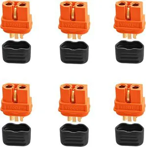 ELFCULB XT60i Connector XT60I-F Plug Female for RC Battery Amass Connector Device Replace (6pcs)