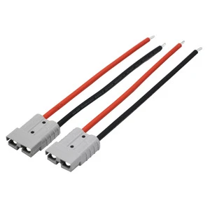 Wire Battery Connector Cable 50Amp Inverter Charging 16AWG Extension Cable