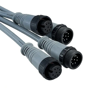 Oem Factory Resistant K-Code Type Cable Connector Waterproof for Warehouse Logistics Robots