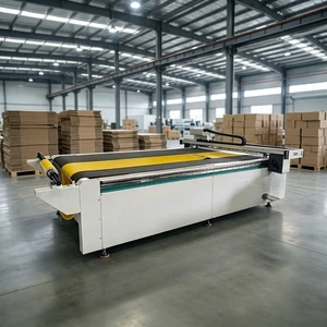 Box Corrugated Board Cutting Machine Oscillating Knife Flatbed Cutter Oscillating CNC Vibrating Knife Cutting Machine Table