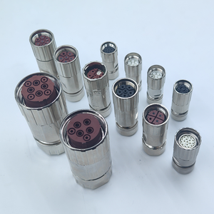 M12 M17 M23 M40 servo connector accessories 4 6 8 12 pin aluminium profile Siemens circular connector