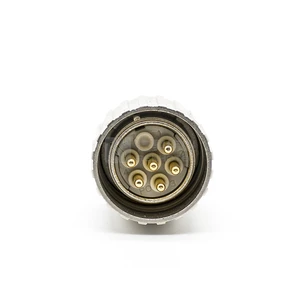 M23 Servo Motor Encoder Electrical Waterproof Connector 6Pin 6 17 19 Pin 26Pin Male Straight Plug Connectors with Cable