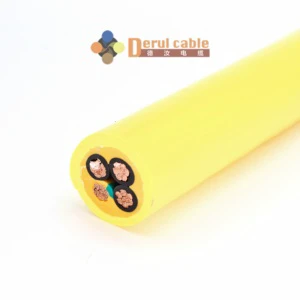 Custom Made 4-Core Flexible Polyurethane Drum Reeling Power Cable Made to Order