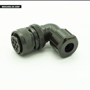 Harsh Environment Connector MS3108A-20-15SF 7 Pin Socket Servo Motor Connector