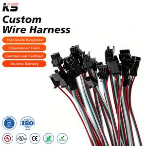 High Quality 2.0 Mm Pitch Series Crimp Terminal Wire Harness Custom Male Female Pin Servo Adapter Plug Connector Cable Assembly
